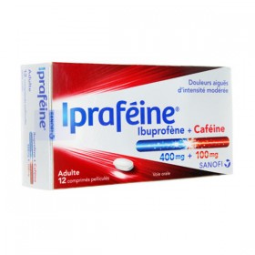 Ipraféine 400 mg/100 mg - 12 comprimés - SANOFI