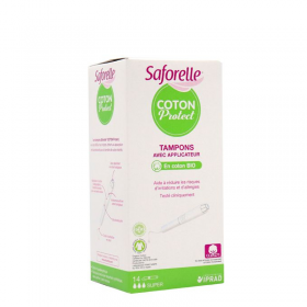 Box of 14 pads with applicators SUPER Saforelle