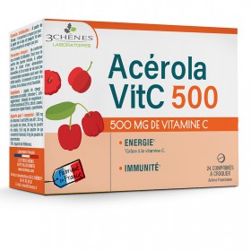 Acérola énergie et immunité - vitamine C 500mg - LES 3 CHENES