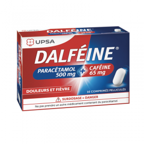 Dalféïne 500mg paracetamol + 16 mg caféine - UPSA