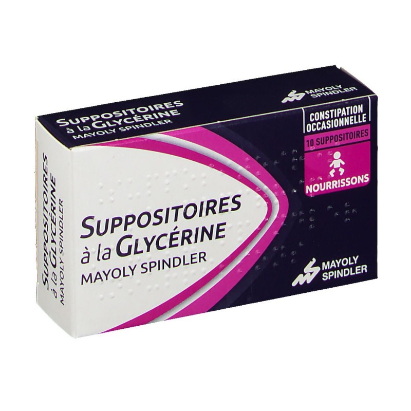 10 glycerin suppositories for infants - MAYOLY SPINDLER