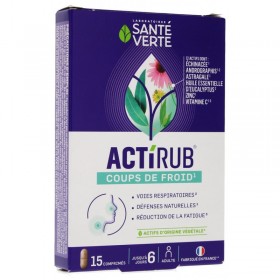 ACTIRUB nose and throat - 15 tablets SANTE VERTE
