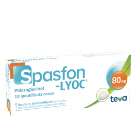 Spasfon Lyoc 80 mg, lyophilisat oral - TEVA