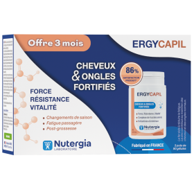 Ergycapil cheveux et ongles fortifiés - NUTERGIA