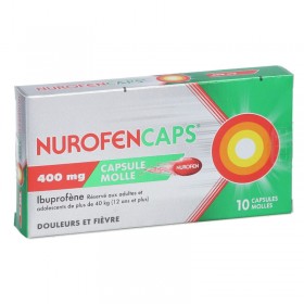 Nurofencaps 400mg ibuprofen - 10 capsules