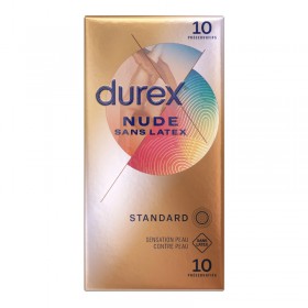 Durex Nude 10 latex-free condoms