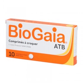 BioGaia ATB probiotic chewable tablets - Lemon...