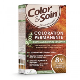 Permanent hair dye 8V venziano blond Color&Soin...