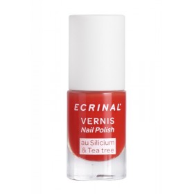 Vernis à ongles rouge corail ECRINAL