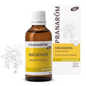 Huile végétale Macadamia BIO 50 ml PRANAROM