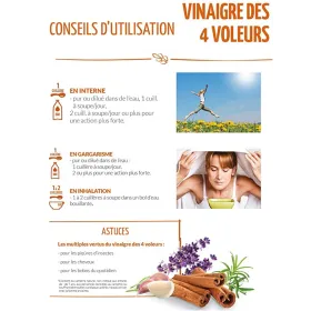 Elixir de Vinaigre des 4 voleurs BIO 500 ml BIOFLORAL