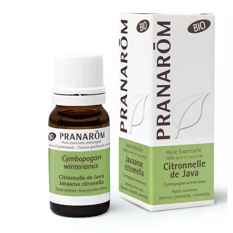 Huile essentielle Citronnelle de Java BIO 10 ml PRANAROM Huile essentielle Citronnelle de Java BIO 10 ml PRANAROM