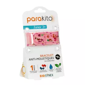 Parakito bracelet anti-moustiques enfant rechargeable motifs "sirènes"